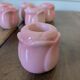 Bougeoirs boutons de roses