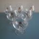 set of 6 cognac liqueur crystal glasses Napoleon old crystal glasses