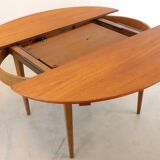 Oval vintage dining table extendable 'Atterton'