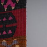 Tapis vintage turc de oushak tissé à la main 99x455 cm