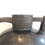Glazed terracotta vase