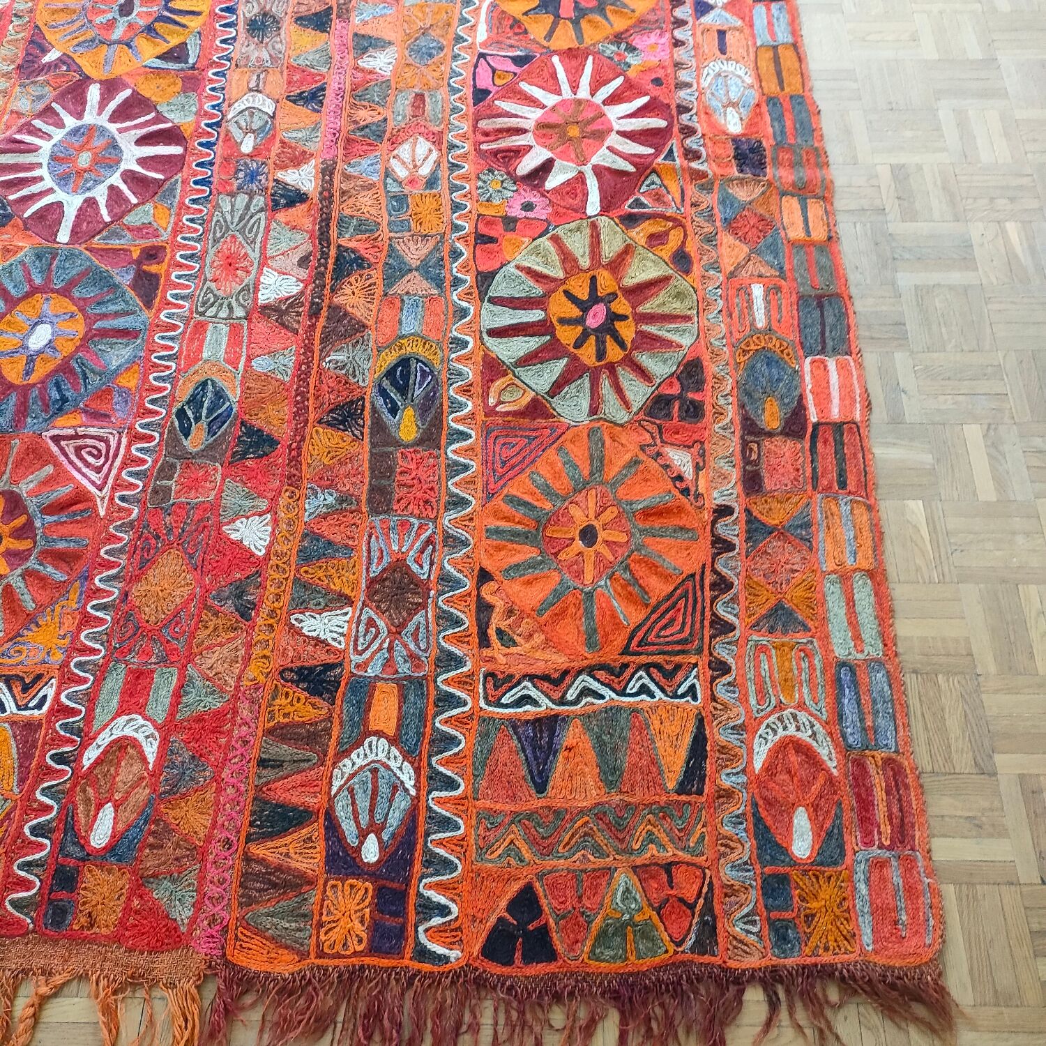 Vintage Kathmandu carpet 155 x 250