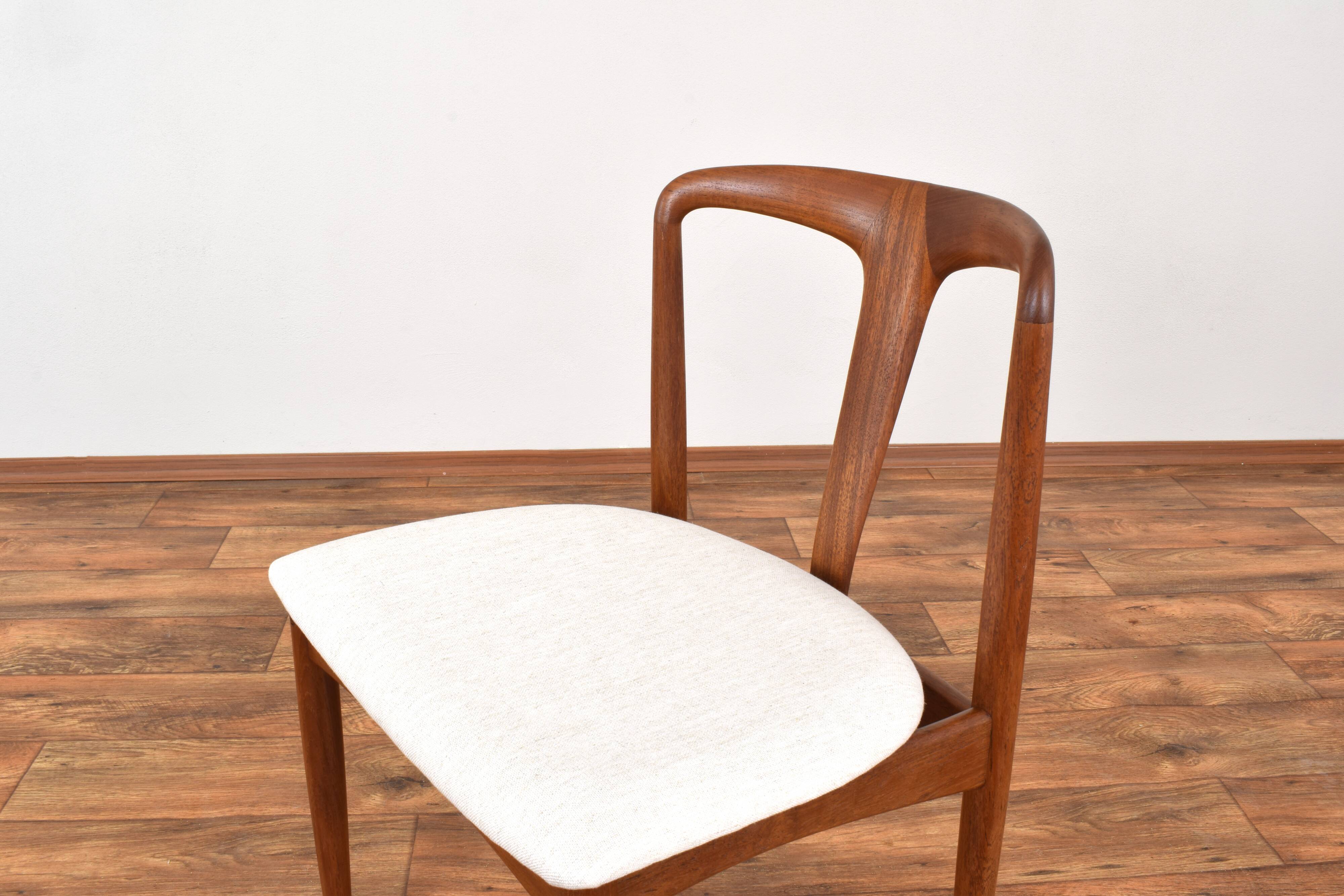 Chaise de Salle à Manger Mid-Century en Teck par Johannes Andersen pour Uldum Møbelfabrik, Danemark, 1960s, Set de 4.