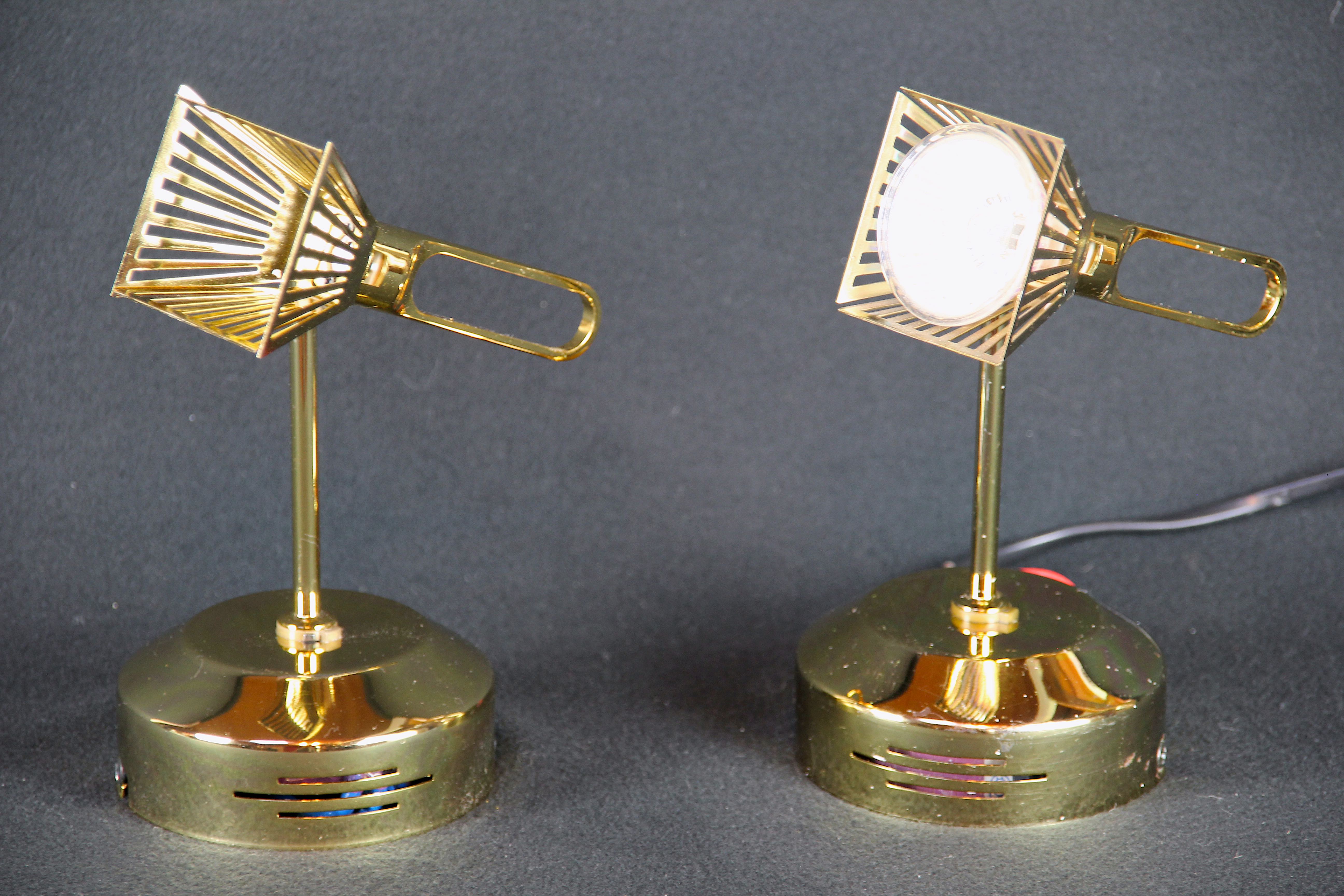 Late 20th Century Fase Brass Sconces, Spain