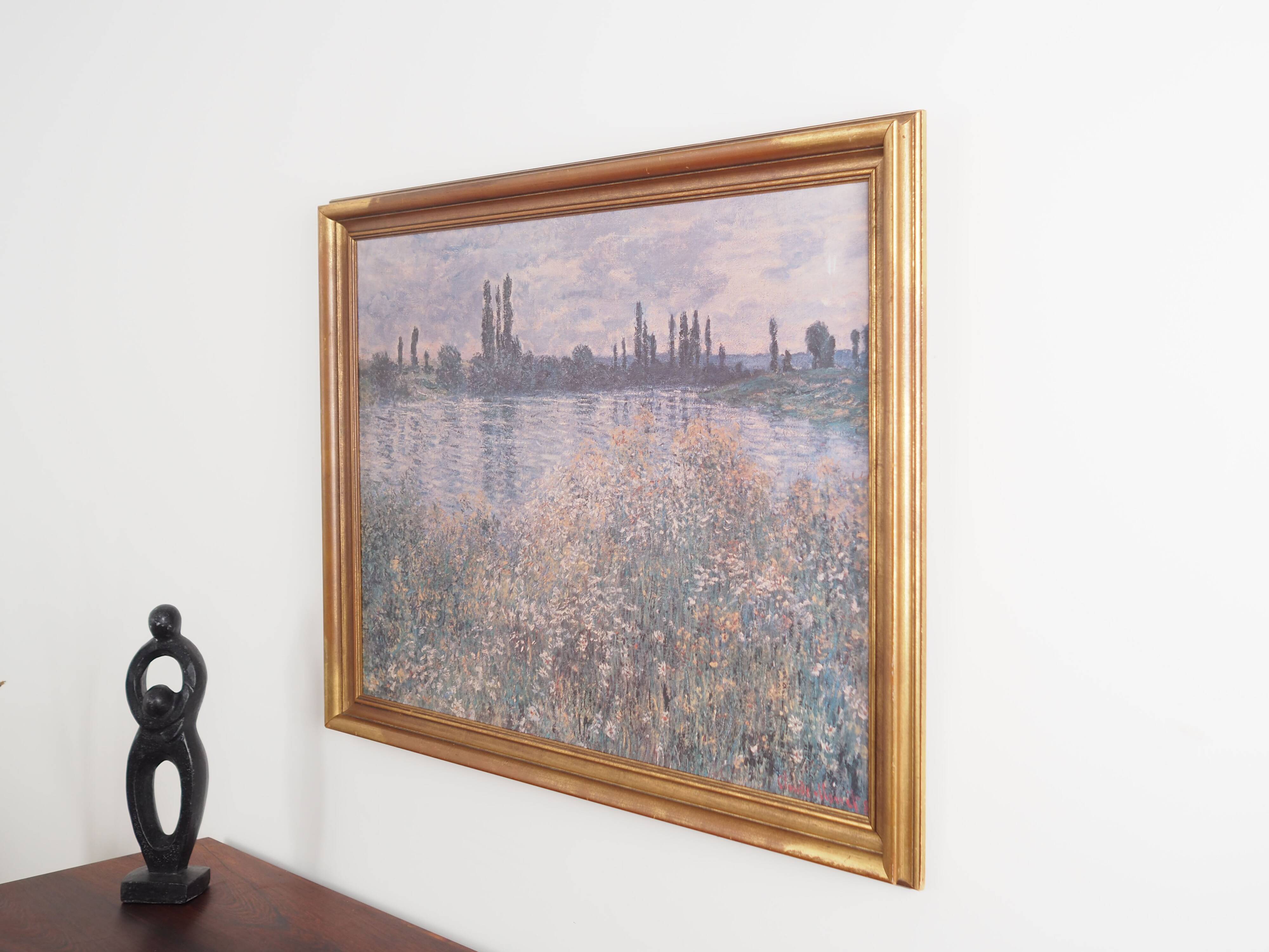 Painting “The Blue Meadow” reproduction