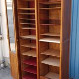 Old oak curtain cabinet