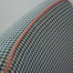 Fauteuil 366 pieds de poule bleu