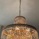 Crystal grapevine waterfall chandelier