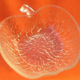 1970s apple-shaped salad bowl tempered glass