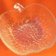 1970s apple-shaped salad bowl tempered glass
