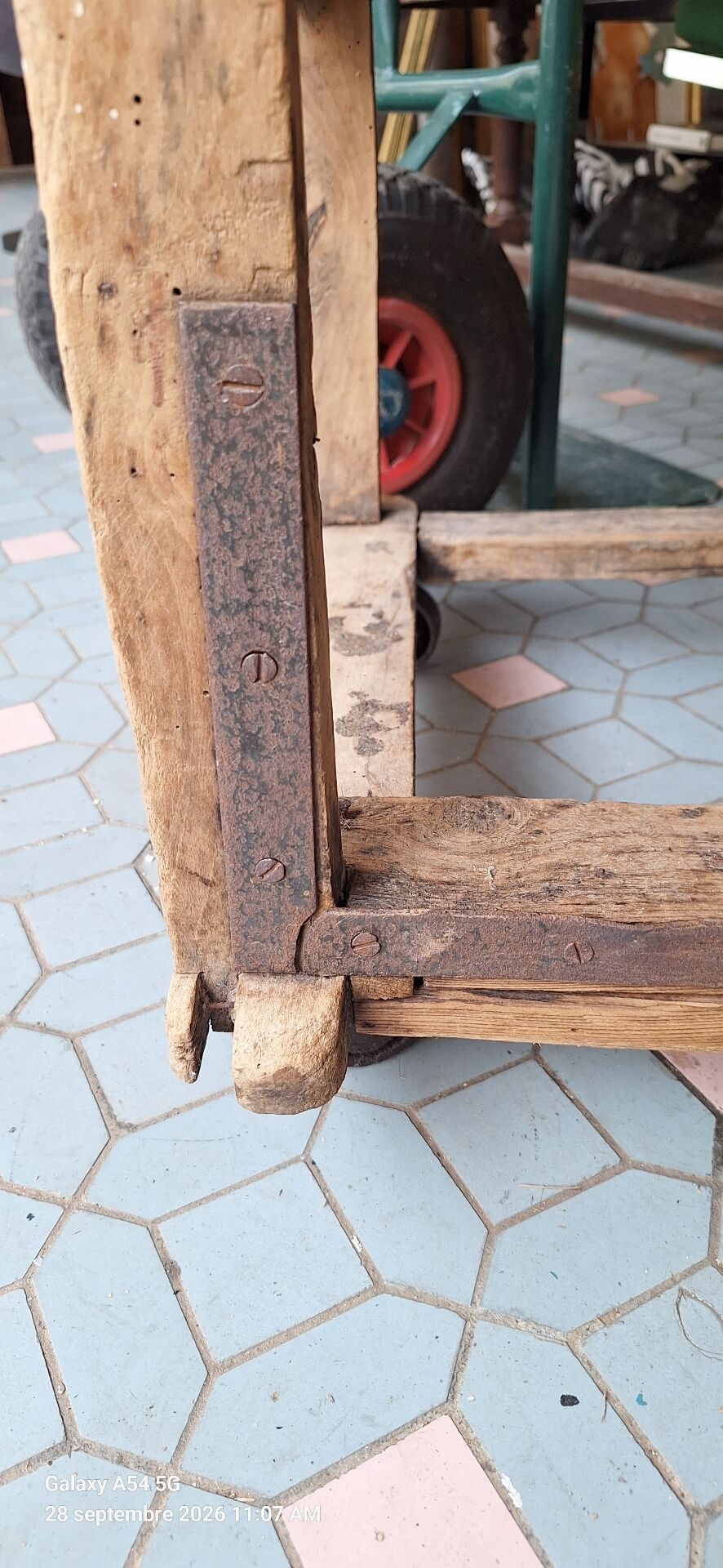 industrial cart old factory