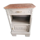 Old wooden and marble bedside