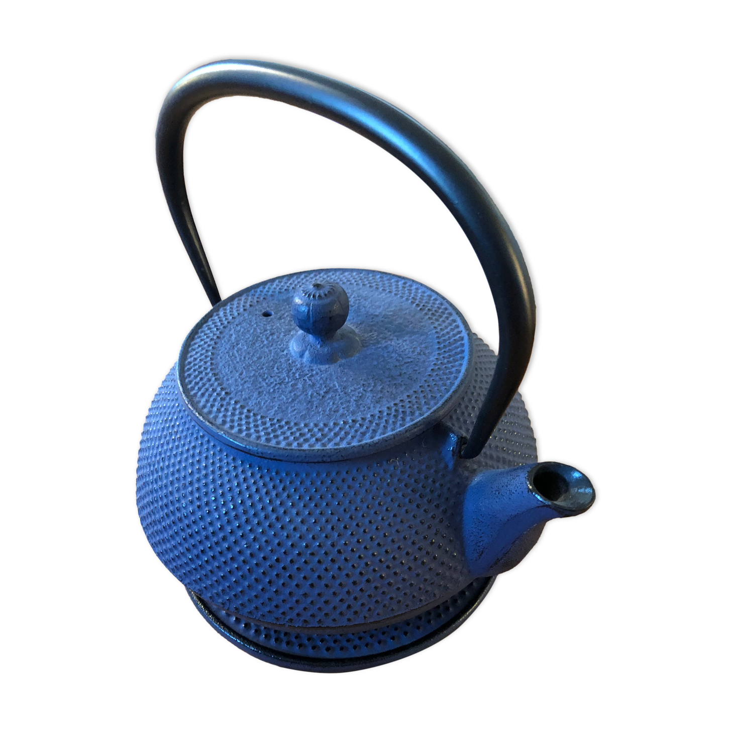Cast iron teapot Wedding Blue Brothers
