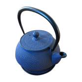 Cast iron teapot Wedding Blue Brothers