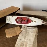 Jouet vintage, bateau JEP “Rubans Bleus”, 1938