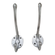 Pair of aluminum coat hooks