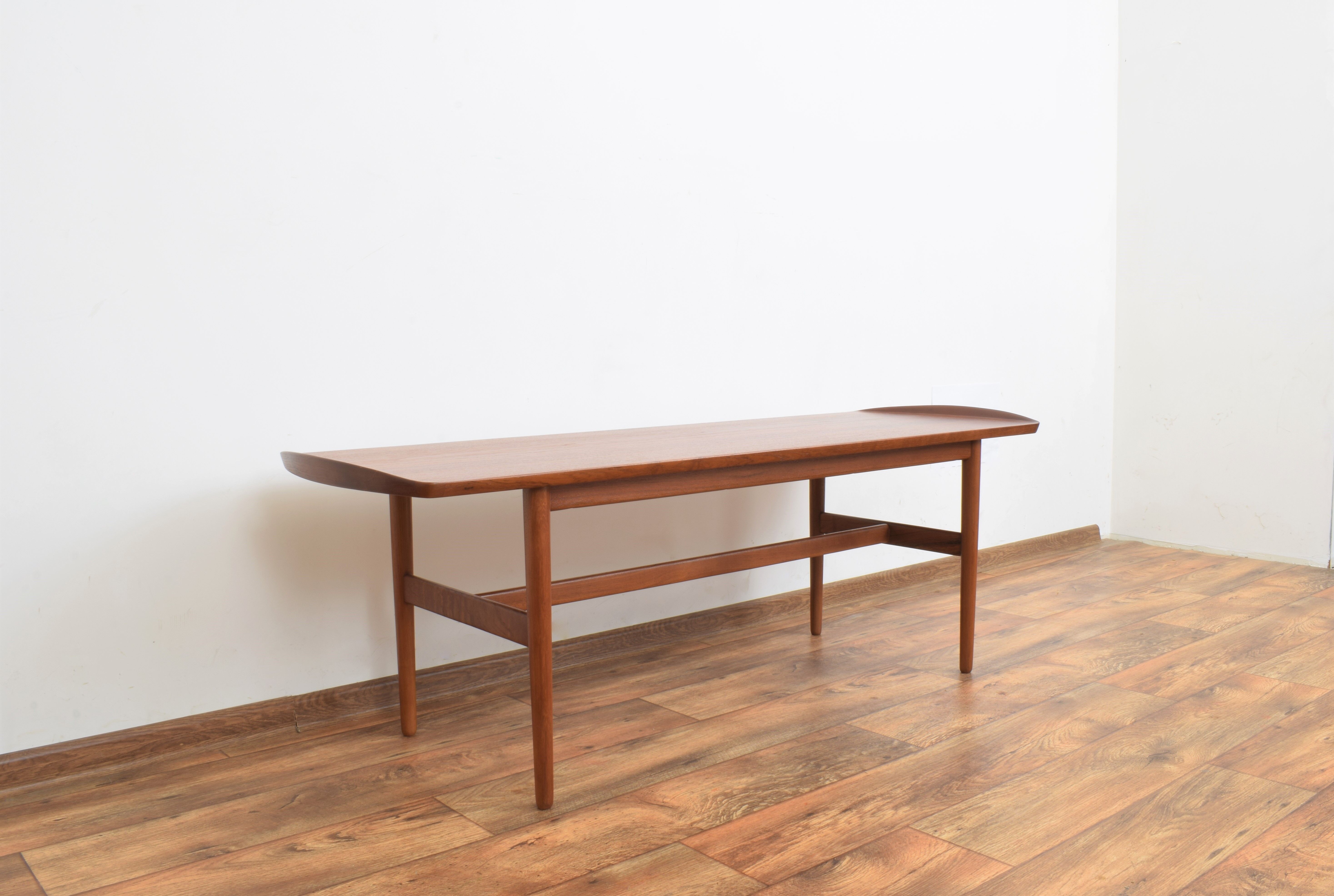 Mid-century danish teak coffee table from bovirke, 1960s.