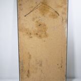 Edith Ferullo, Girl with Yellow Dress, Acrylic on Wood, 1960s