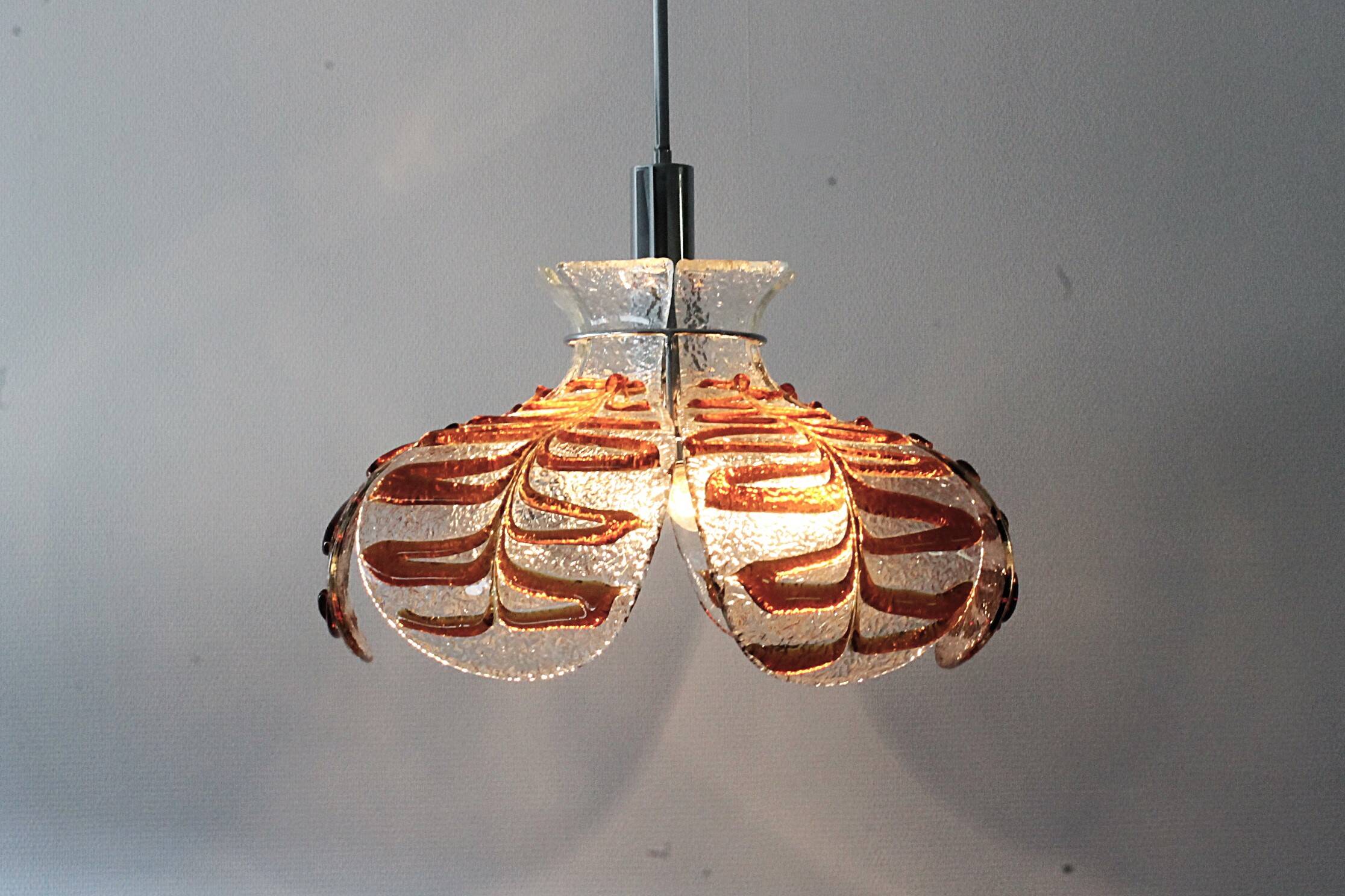 Vintage pendant light from Kalmar Franken KG, 1970s