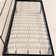 Modernist canapé design – Completely reupholstered in Pierre Frey fabric.