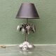 Silver-plated palm lamp, 1910, Thomas Bradbury & Sons