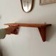 Vintage wooden wall shelf