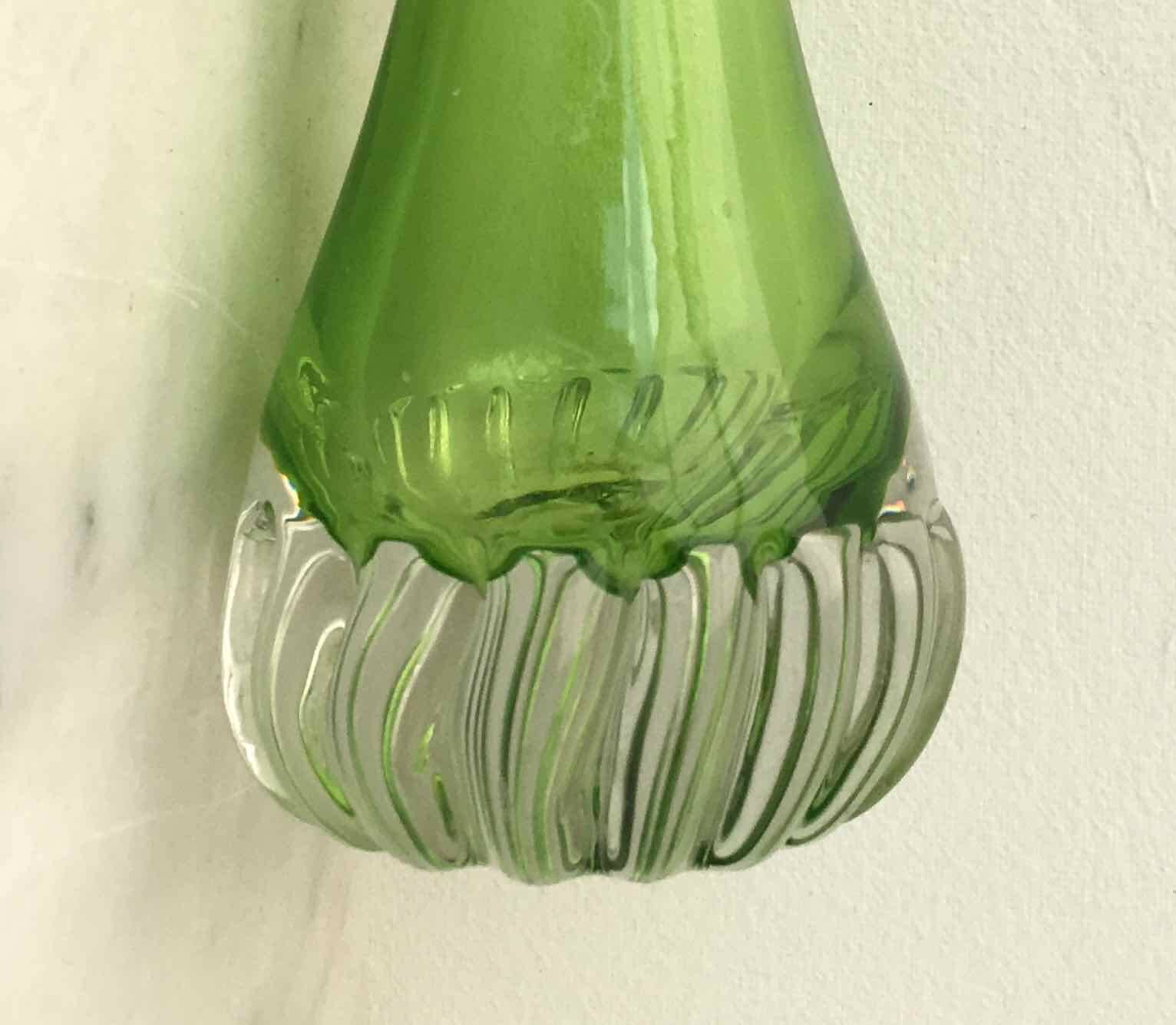 Blown glass vase