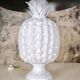 Large ceramic pineapple lamp base, Italy, 1980s