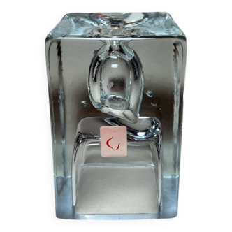 Crystal candle holder