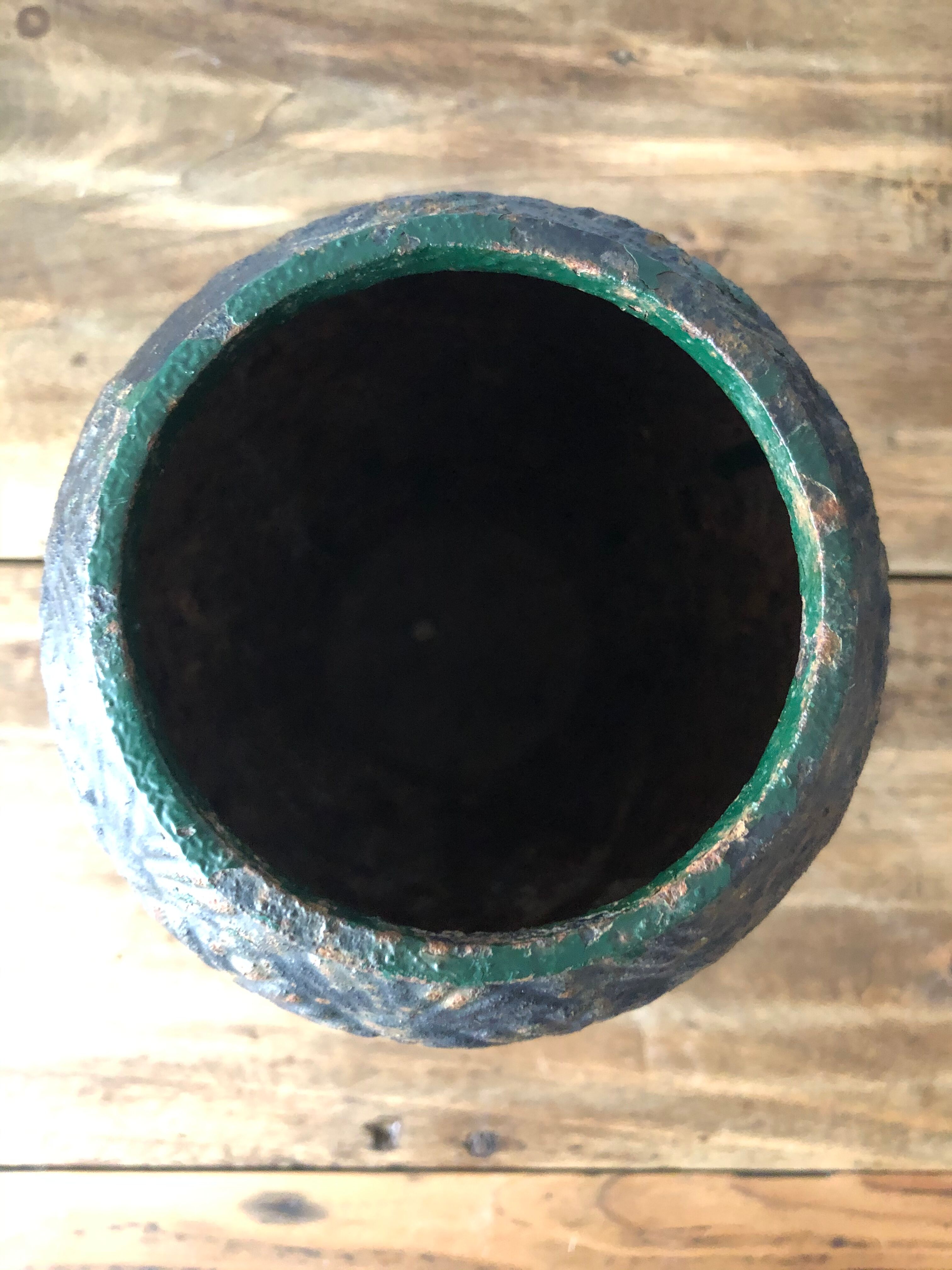 Cast iron flower pots