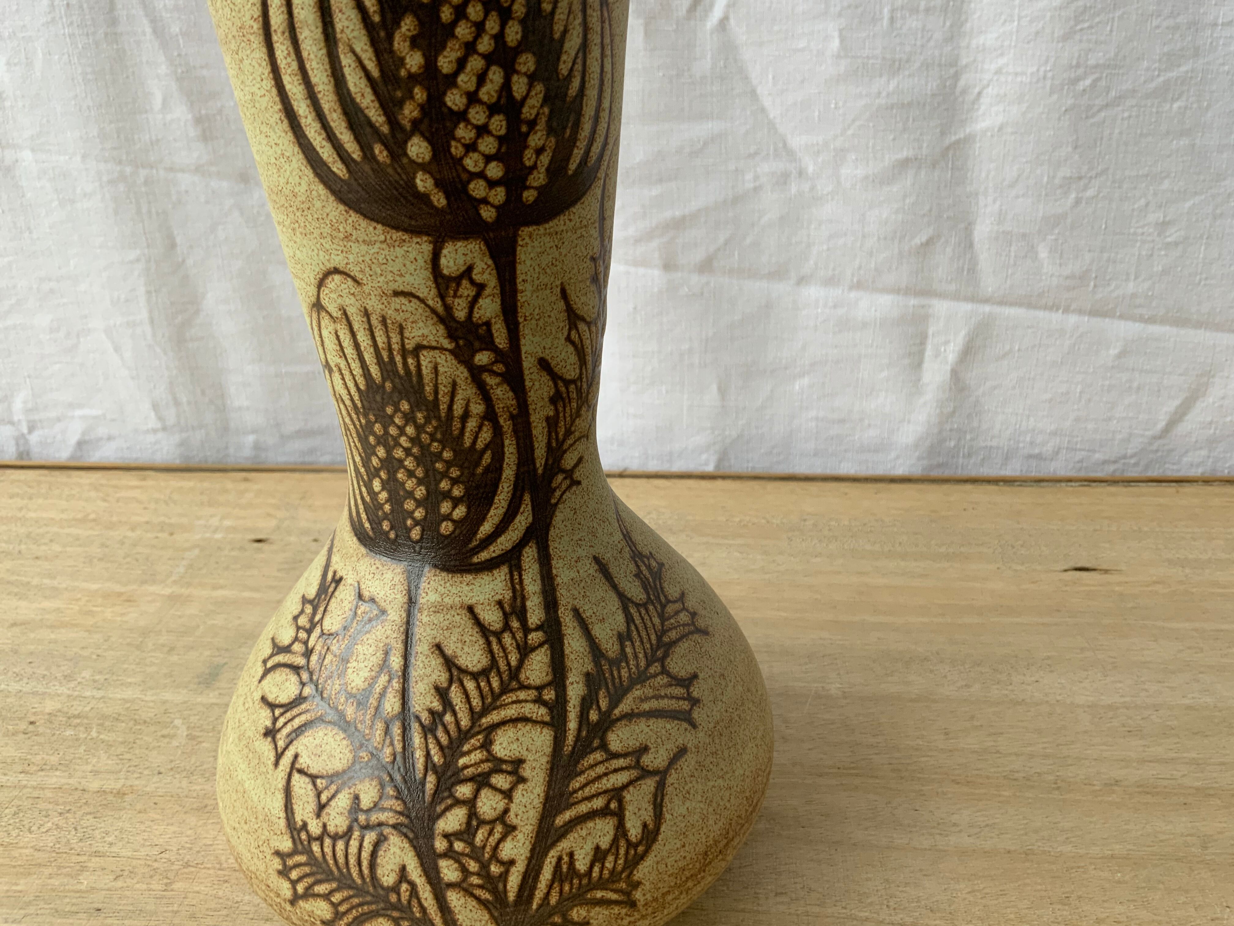 Vallauris sandstone vase