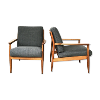 Paire de fauteuils en teck, danois 1960