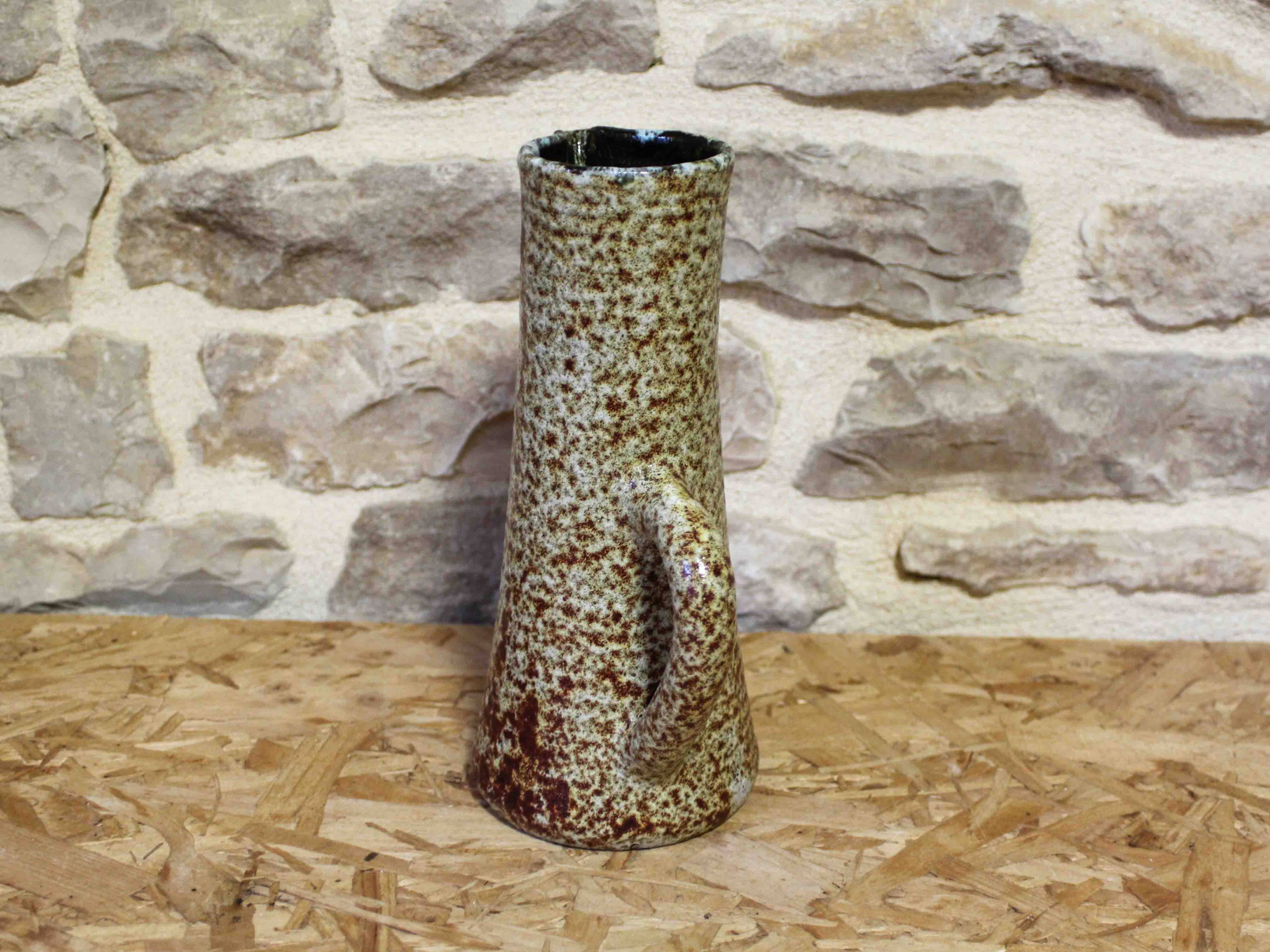 Glazed stoneware jug