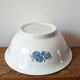 Salad bowl faience blue decoration
