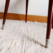 Pair of vintage vinyl chairs with splayed legs