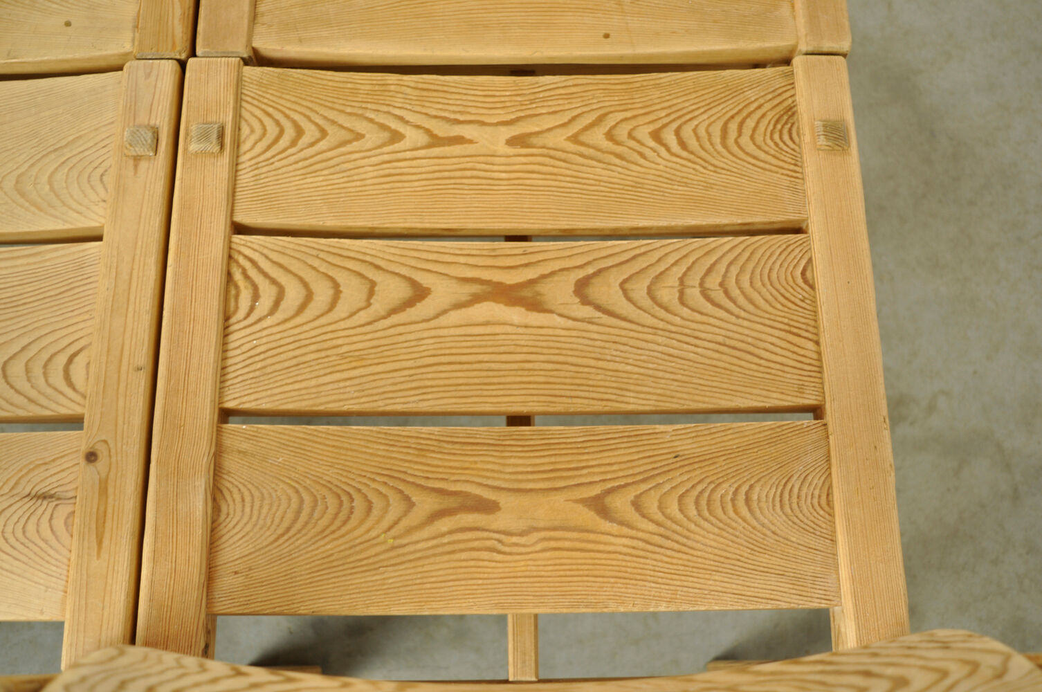 Trybo series pine dining chairs (4) by Edvin Helseth for Stange Bruk, Norway 1960s