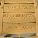 Trybo series pine dining chairs (4) by Edvin Helseth for Stange Bruk, Norway 1960s