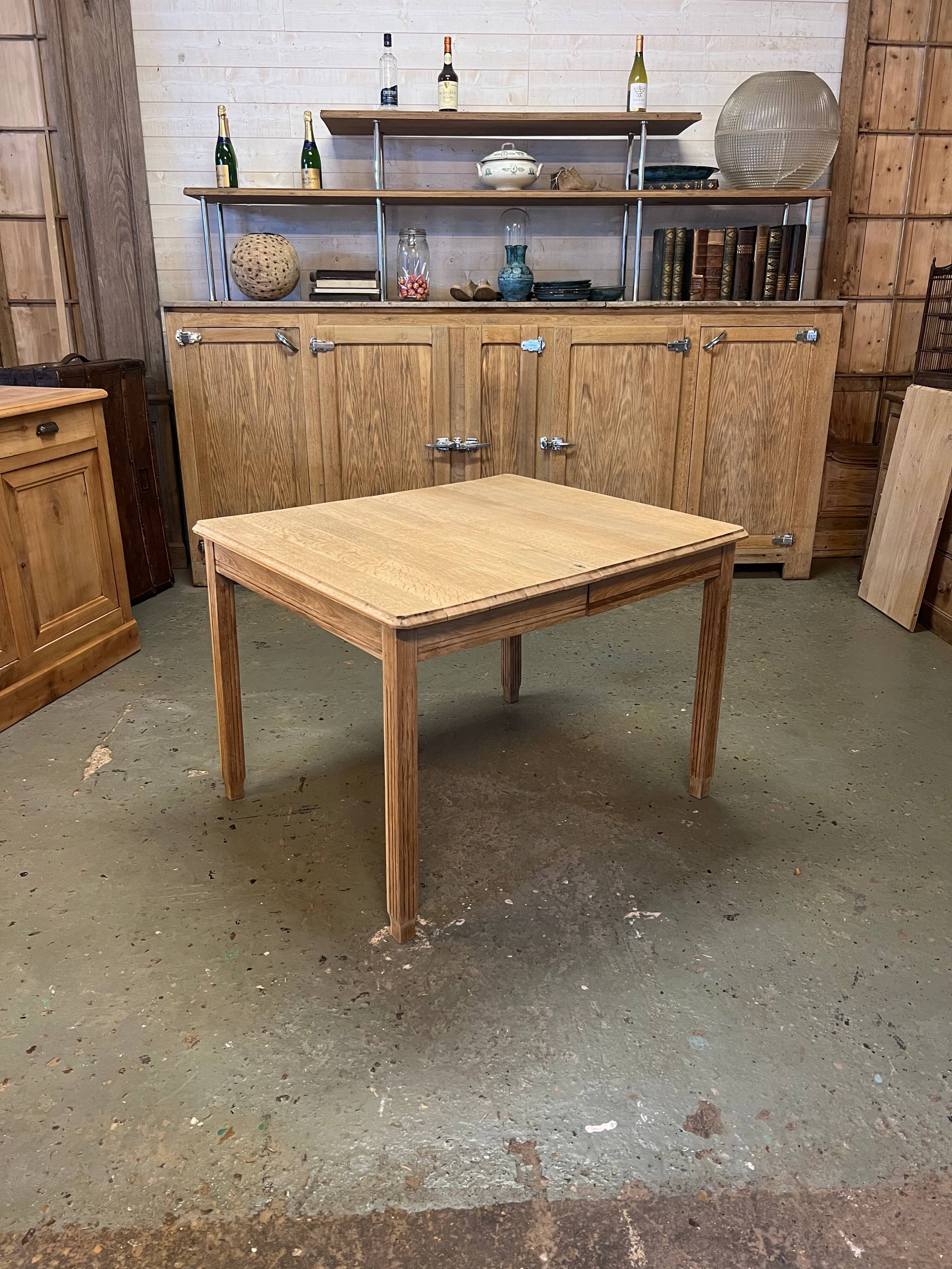 Oak table with extension 1940