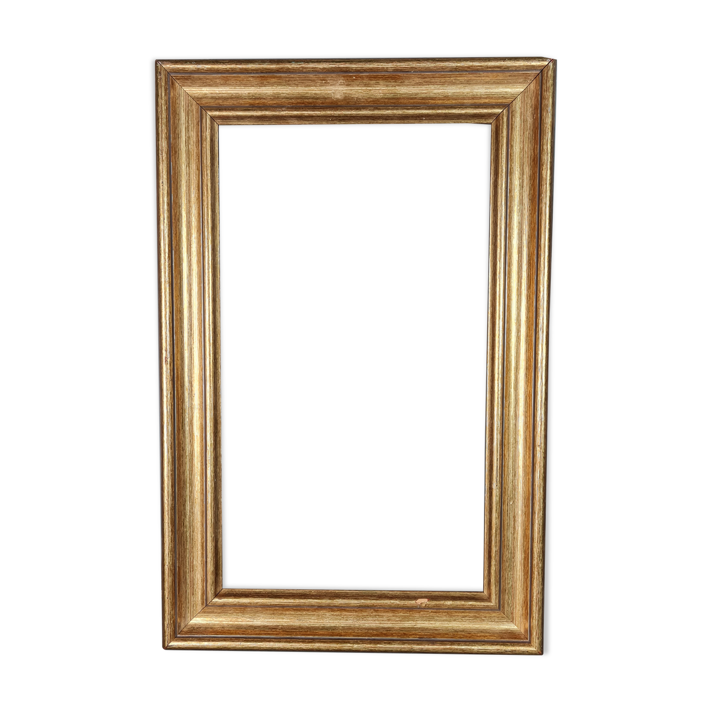 Gilded wooden frame with sheet 56x37 cm, foliage 46.6x27.6 cm beautiful occasion SB