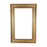 Gilded wooden frame with sheet 56x37 cm, foliage 46.6x27.6 cm beautiful occasion SB