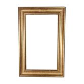 Gilded wooden frame with sheet 56x37 cm, foliage 46.6x27.6 cm beautiful occasion SB