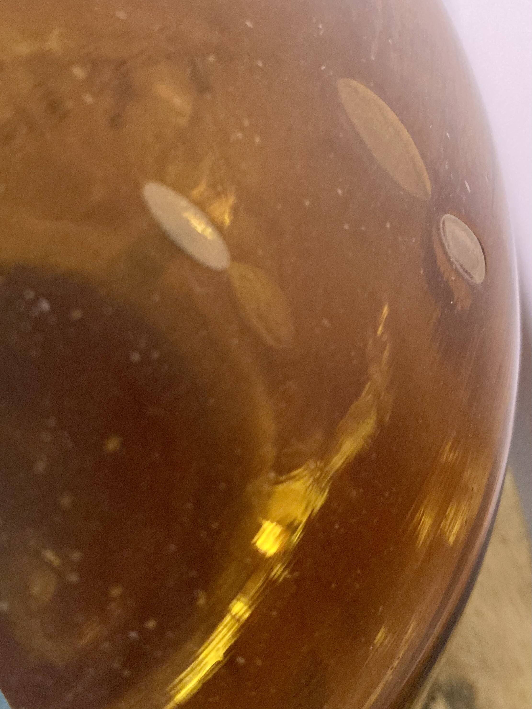 Amber demijohn from the end of 1800