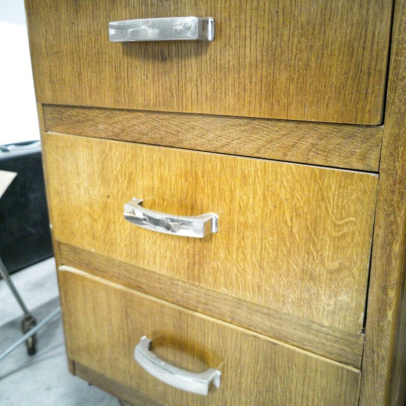 Vintage schoolmaster's desk