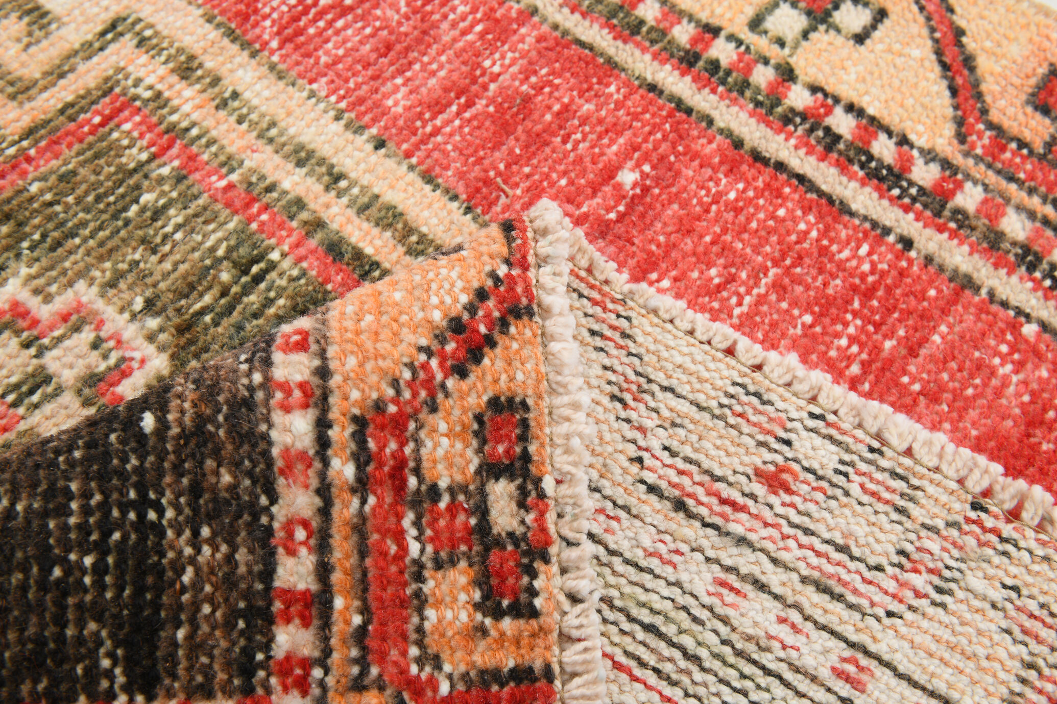 3x10 oriental geometric vintage runner rug,102x323cm