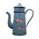 Enamelled sheet metal coffee maker