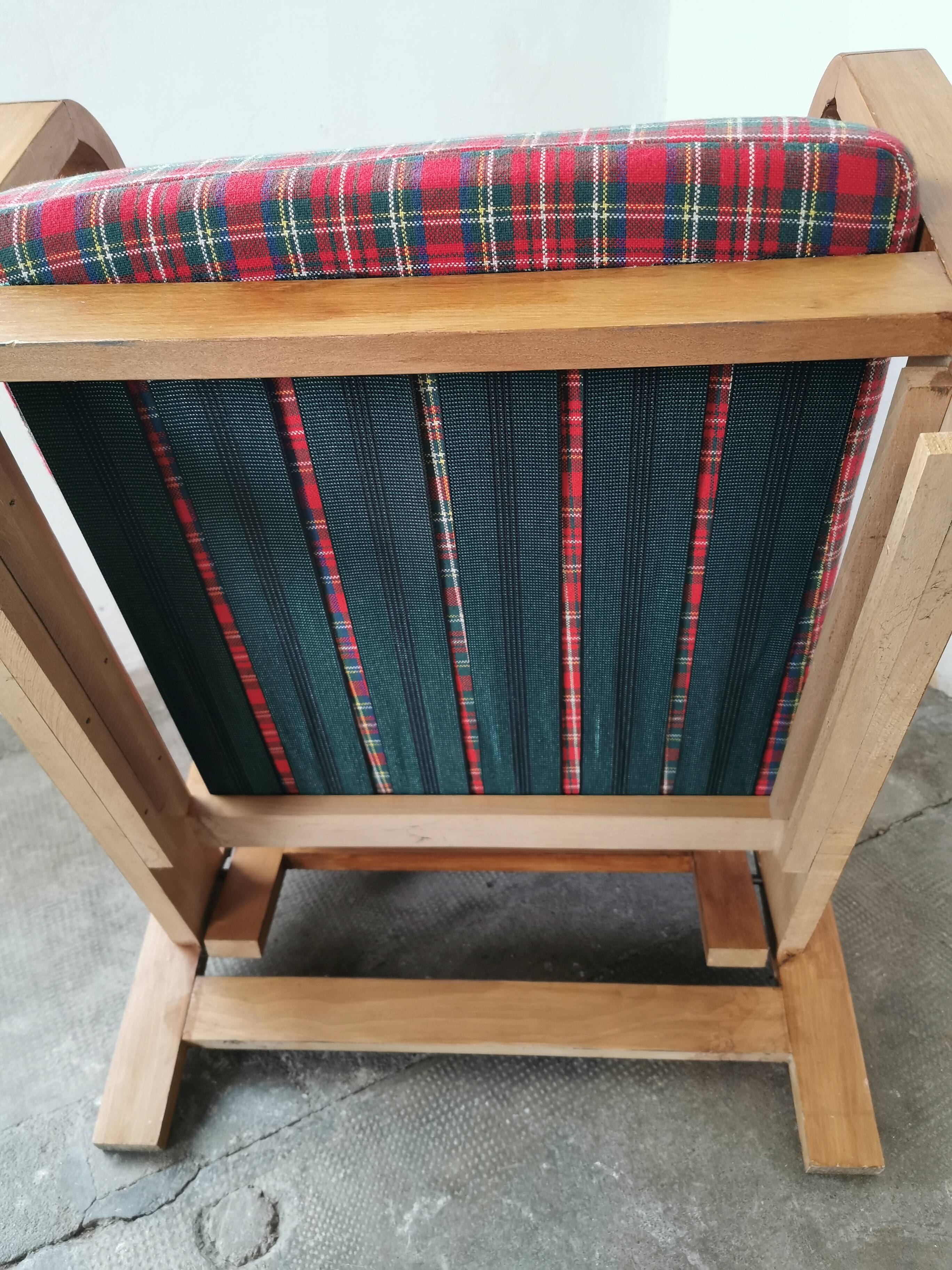 Vintage Scottish reclining armchair 1960s