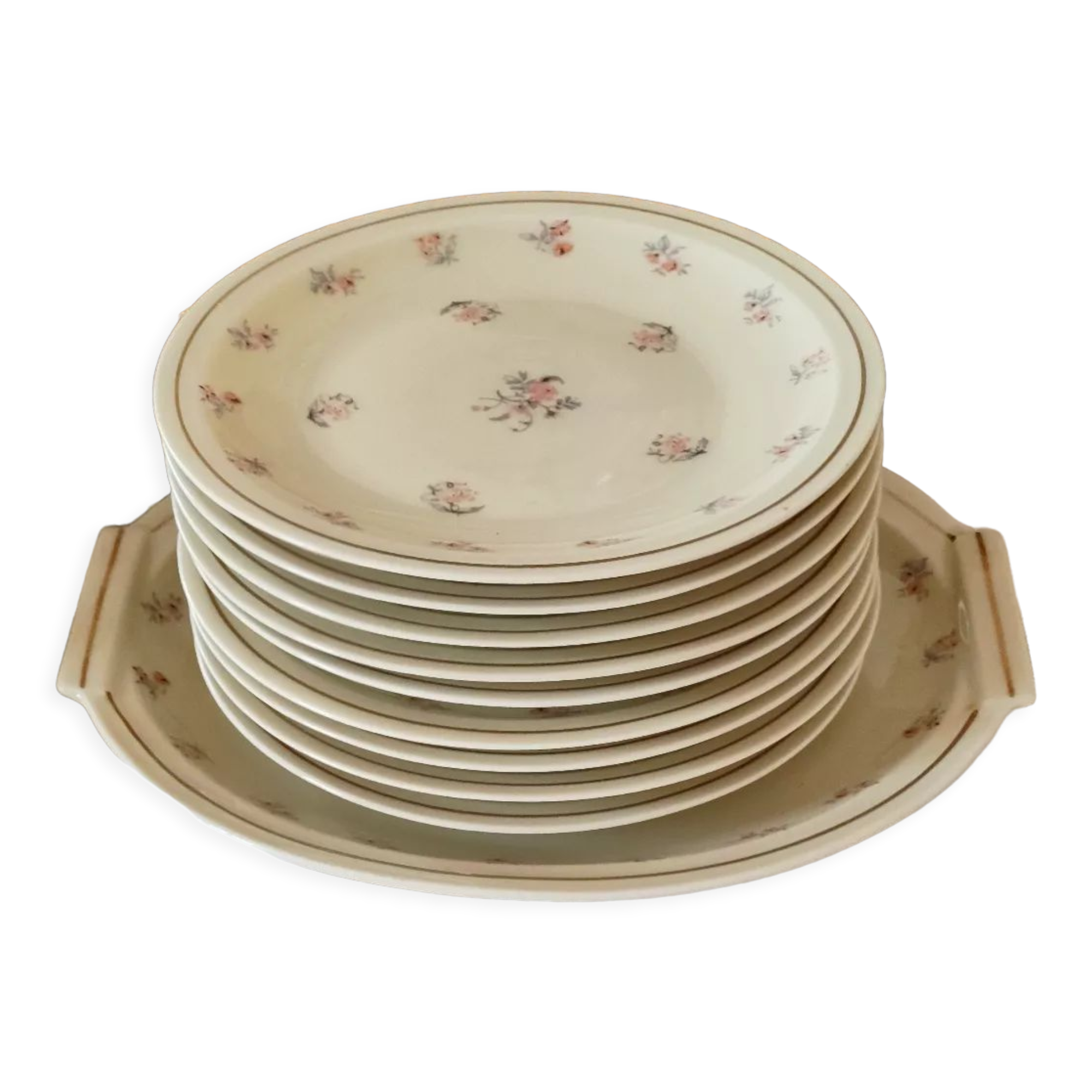 Theodore Haviland porcelain pastry set