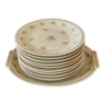 Service à pâtisserie en porcelaine Théodore Haviland