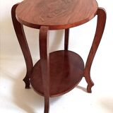 Art Deco oval pedestal table Width 80 cm