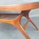 Teak & Fluted coffee table by Olav Laupsa for Sola Møbler, Vintage Norwegian 1960s